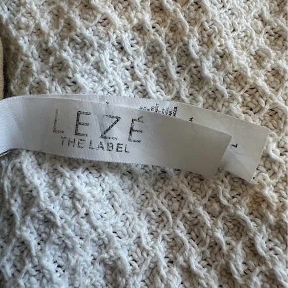 Leze the Label Kendal thick modal sweatpant size Large beige pant women’s L - Picture 5 of 7